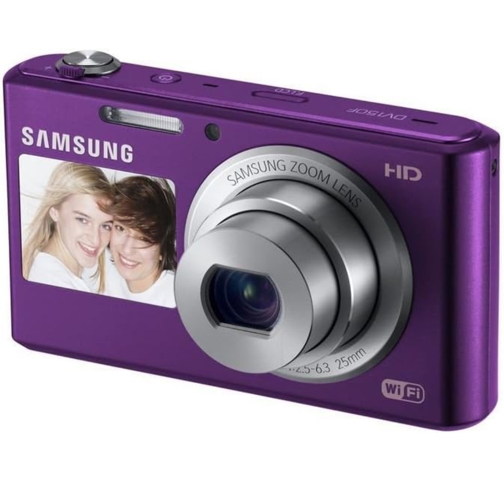 Samsung Purple Digital Camera with Zoom Lens